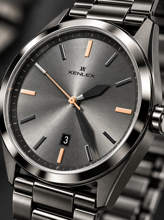 XENLEX Black Edition – Classic Steel Watch