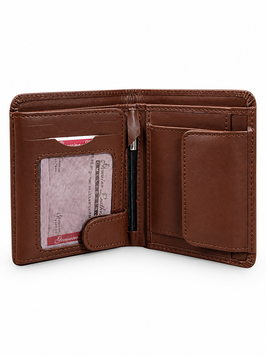 CrownFold — Premium Leather Wallet