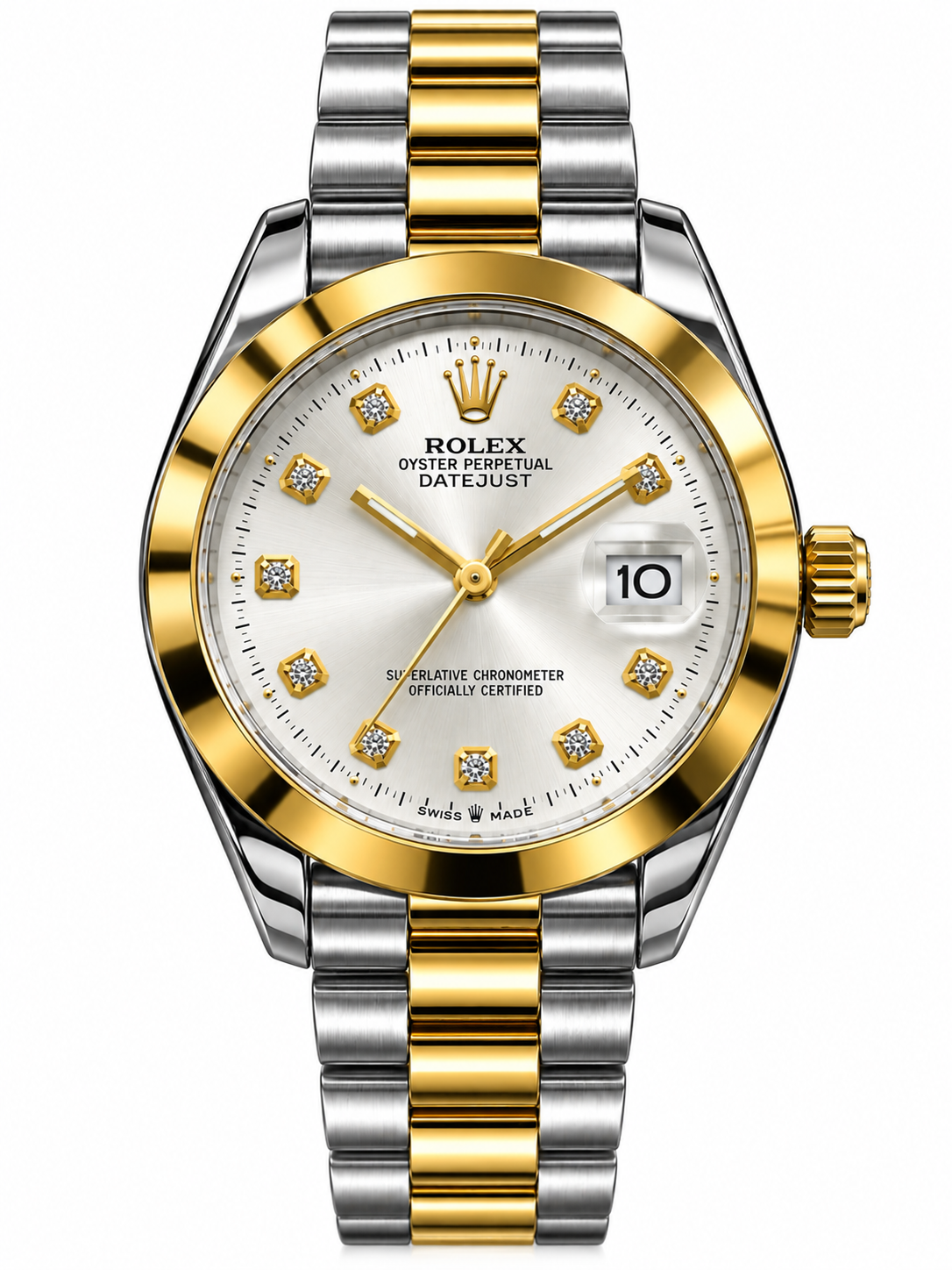 Rolex Datejust Two-Tone Gold & Steel Watch