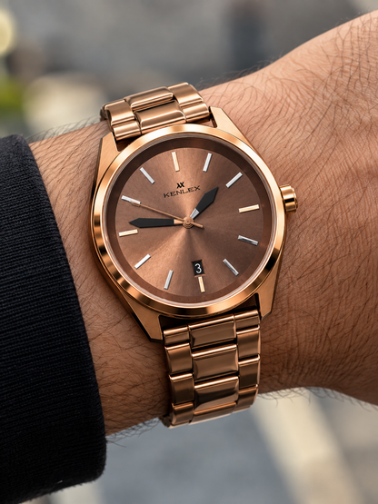 XENLEX Rose Gold Classic Watch