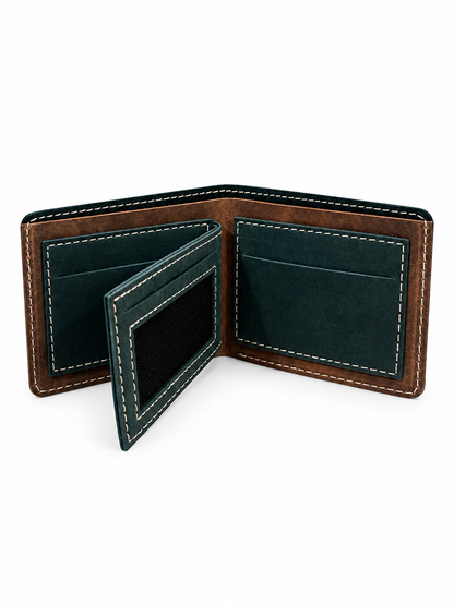 UrbanCrest — Premium Textured Leather Wallet