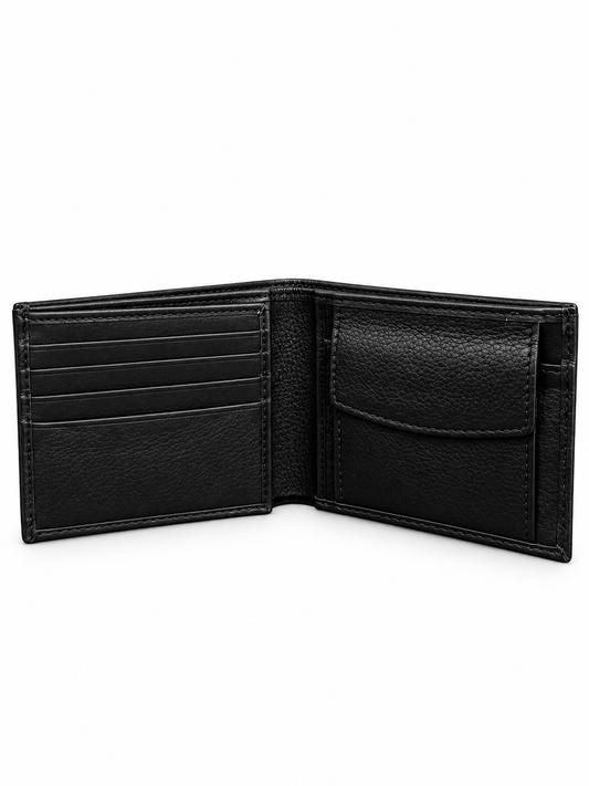 Noir — Premium Leather Bi-Fold Wallet