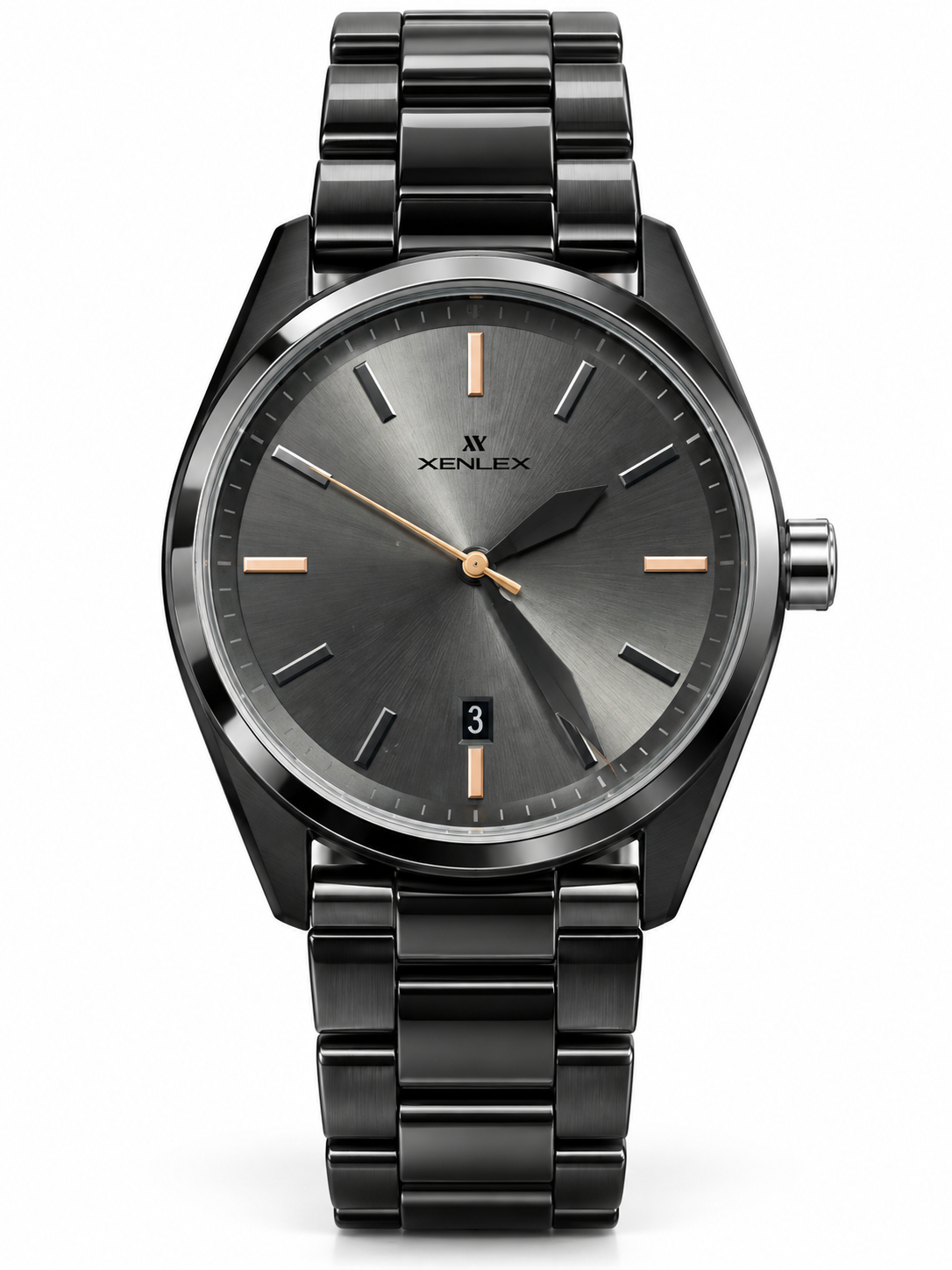 XENLEX Black Edition – Classic Steel Watch