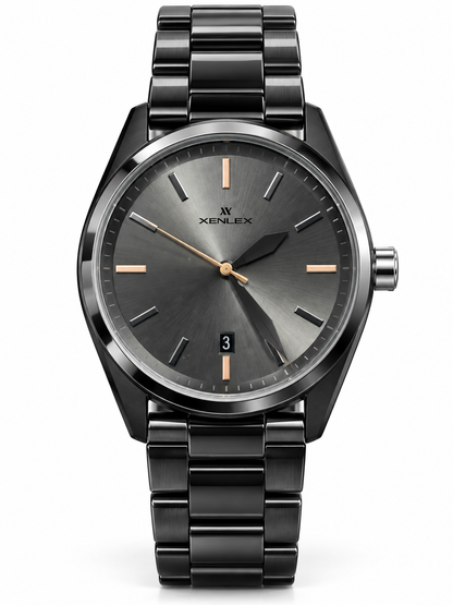 XENLEX Black Edition – Classic Steel Watch
