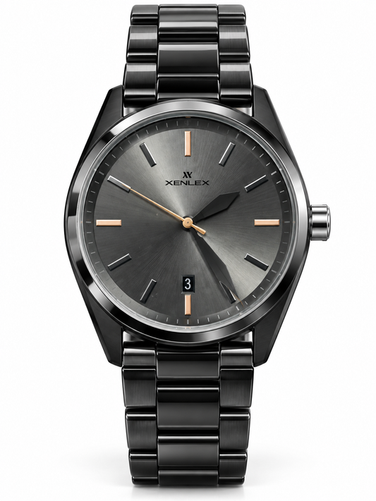XENLEX Black Edition – Classic Steel Watch