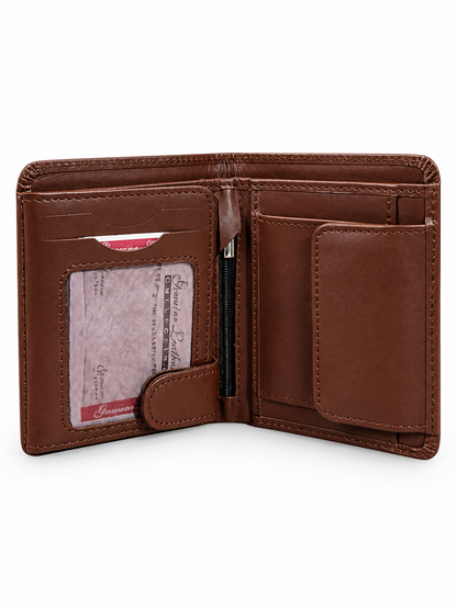 CrownFold — Premium Leather Wallet