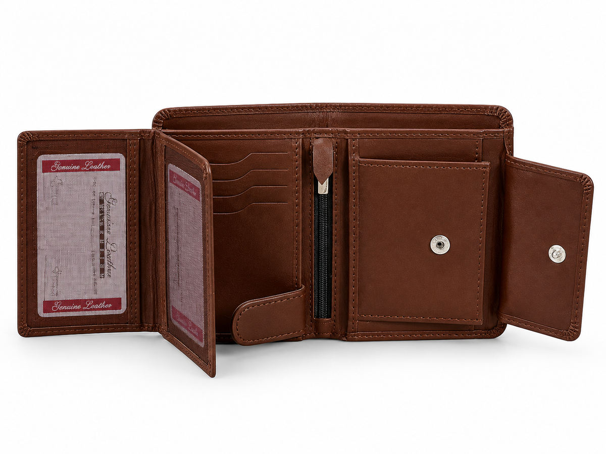 CrownFold — Premium Leather Wallet