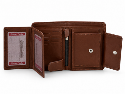 CrownFold — Premium Leather Wallet