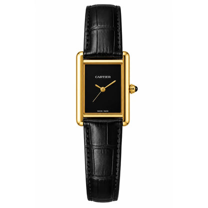 Cartier Tank Louis Cartier Yellow Gold Black Dial Watch