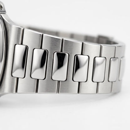 Patek Philippe Stainless Steel White Dial Watch