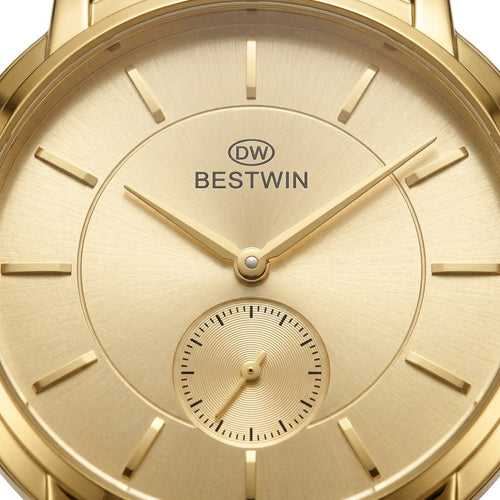 BESTWIN Dawn Seconds Classic Edition | Leather Strap Quartz Watch