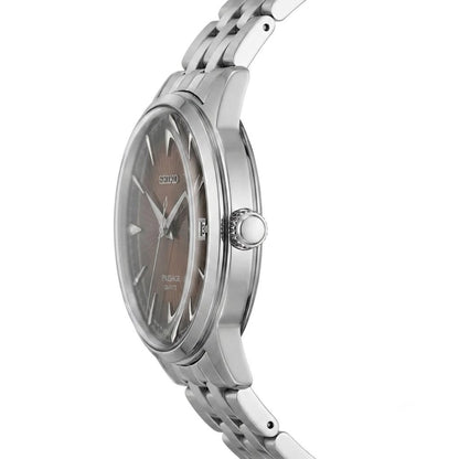 Seiko Presage Cocktail Time Stainless Steel Brown Dial Watch