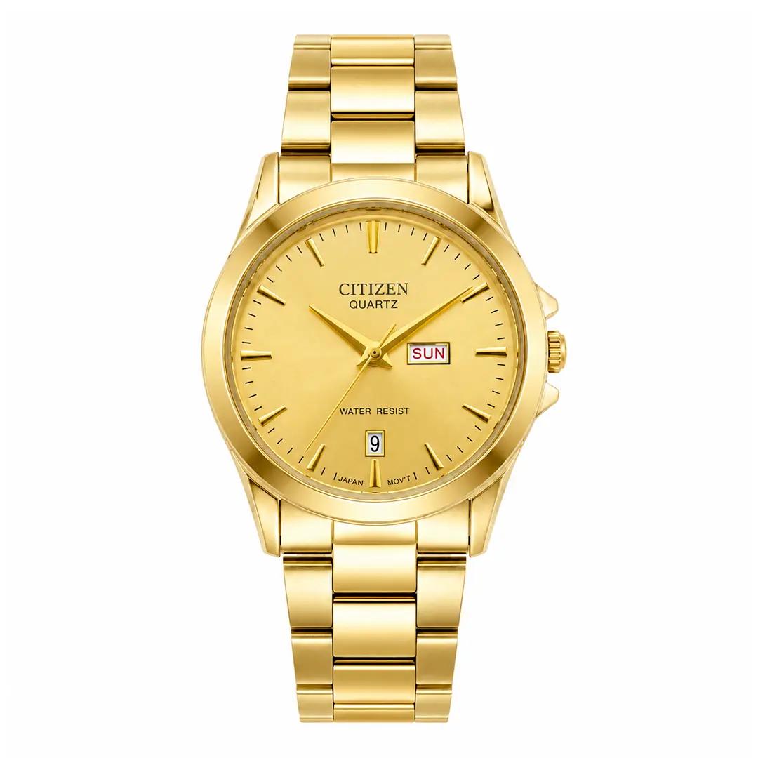 Citizen Gold-Tone Quartz Day-Date Men's Watch