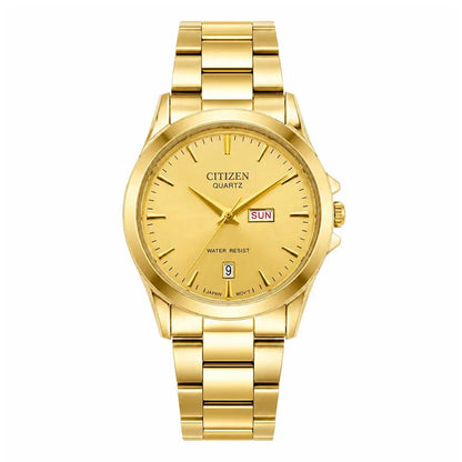 Citizen Gold-Tone Quartz Day-Date Men's Watch