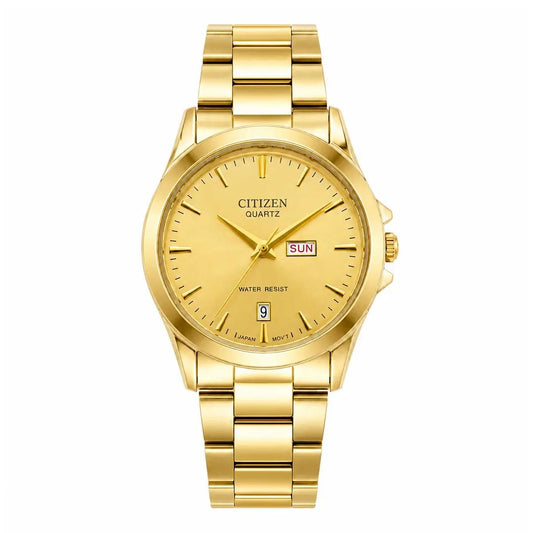 Citizen Gold-Tone Quartz Day-Date Men's Watch